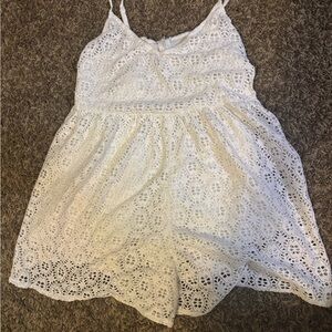 White Lace Romper